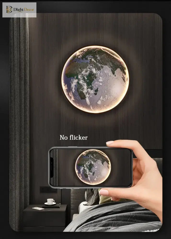 Planet LED Wall Art Light | Modern Interior Home Lighting