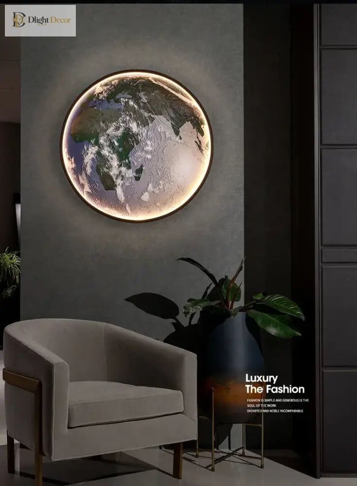 Planet LED Wall Art Light | Modern Interior Home Lighting