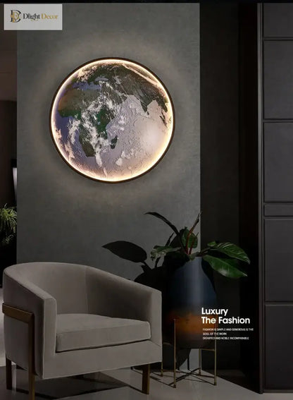 Planet LED Wall Art Light | Modern Interior Home Lighting