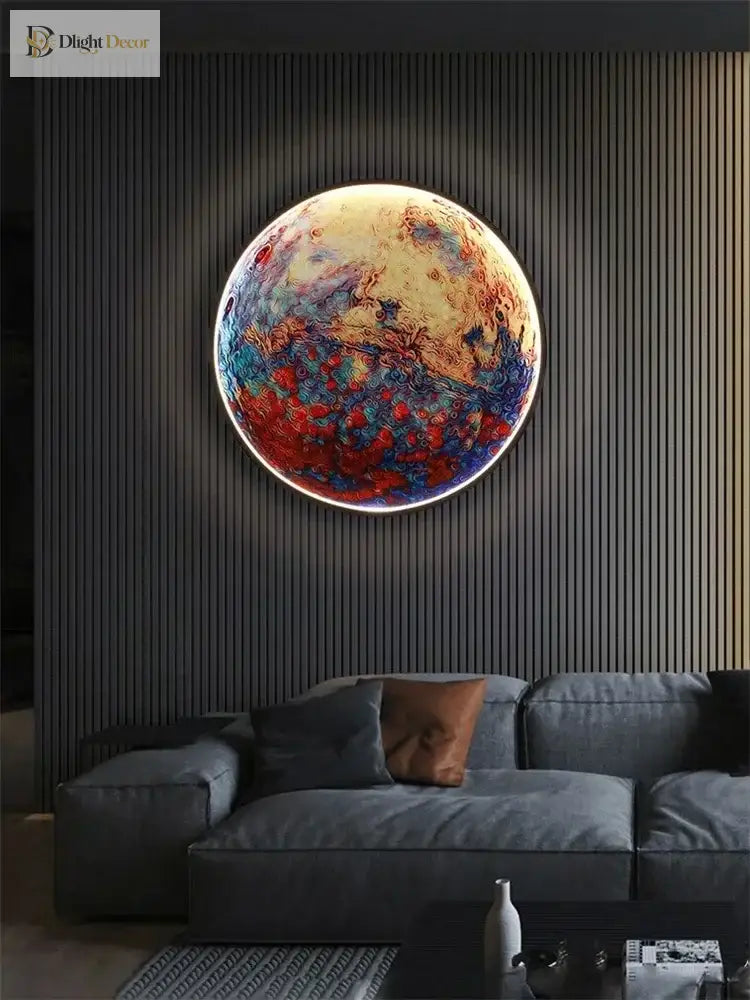 Planet LED Wall Art Light | Modern Interior Home Lighting