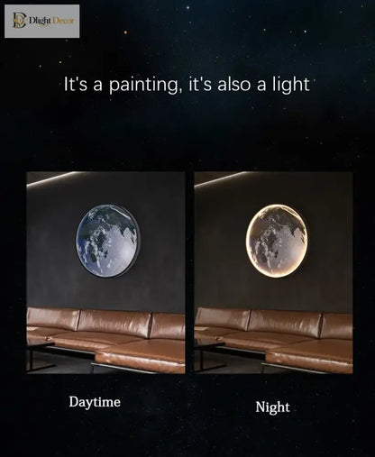 Planet LED Wall Art Light | Modern Interior Home Lighting
