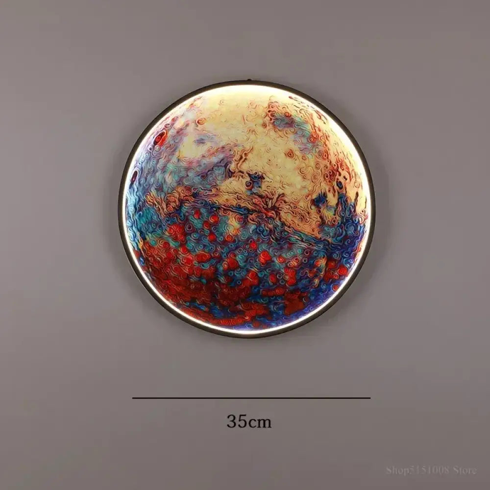 Planet LED Wall Art Light | Modern Interior Home Lighting