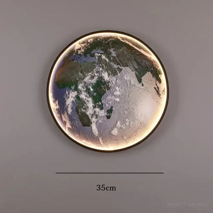 Planet LED Wall Art Light | Modern Interior Home Lighting