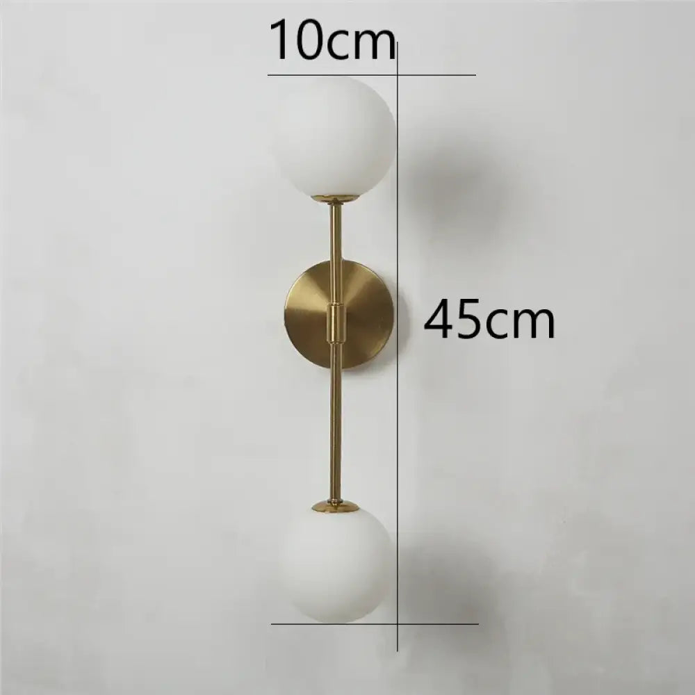 Post LED Nordic Wall Sconce | Bedroom &amp; Bedside Lighting