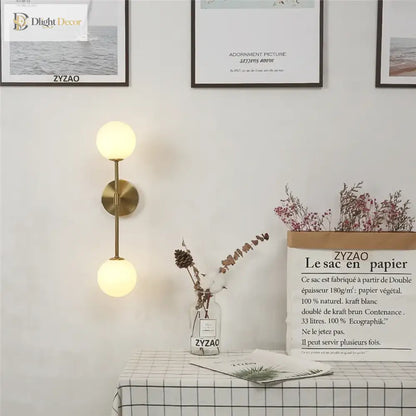 Post LED Nordic Wall Sconce | Bedroom &amp; Bedside Lighting