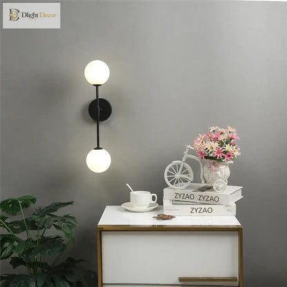 Post LED Nordic Wall Sconce | Bedroom &amp; Bedside Lighting