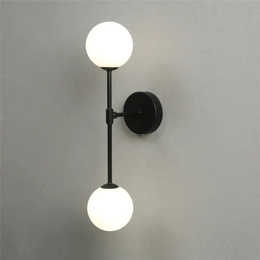 Post LED Nordic Wall Sconce | Bedroom &amp; Bedside Lighting