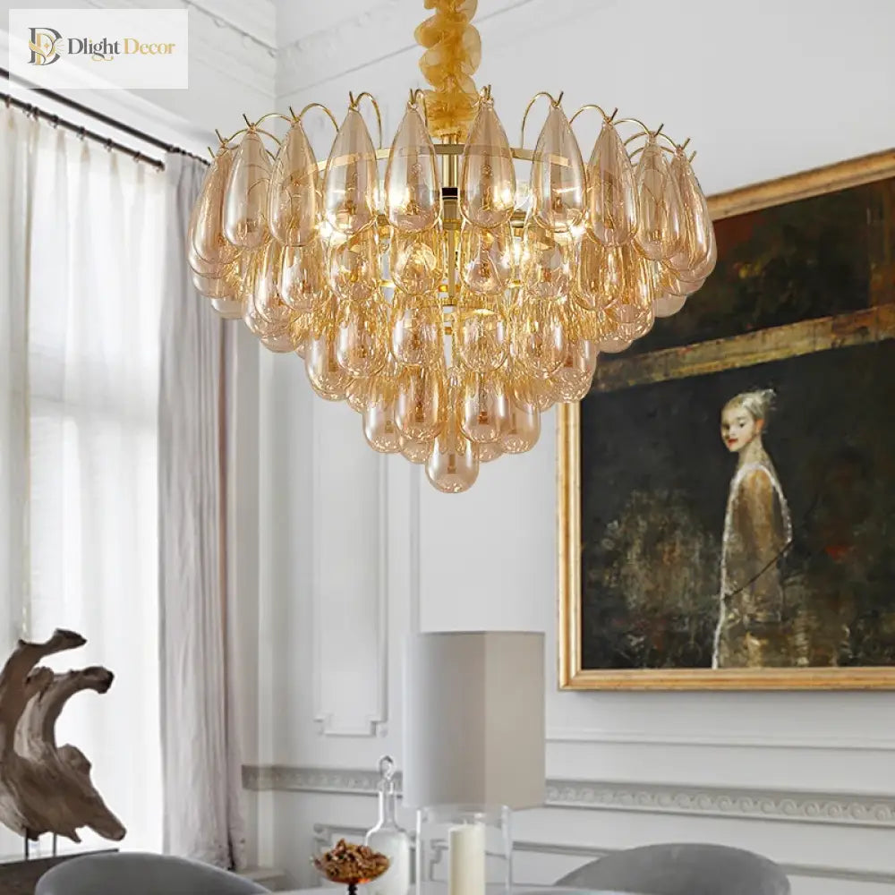 Postmodern LED Chandelier | Modern Dining Room Lighting