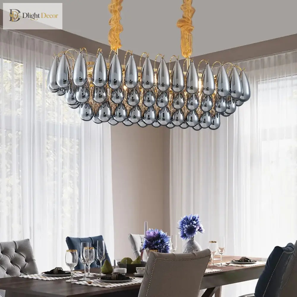 Postmodern LED Chandelier | Modern Dining Room Lighting