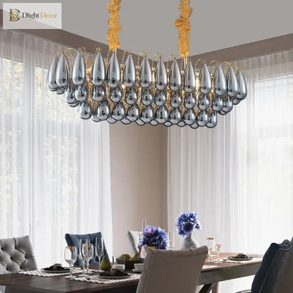 Postmodern LED Chandelier | Modern Dining Room Lighting