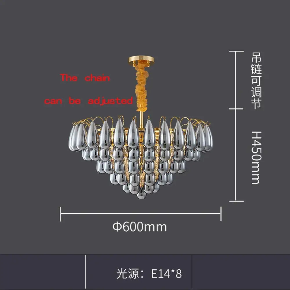 Postmodern LED Chandelier | Modern Dining Room Lighting