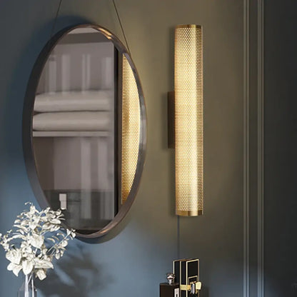 Retro Brass LED Vanity Light | Modern Bathroom Lighting