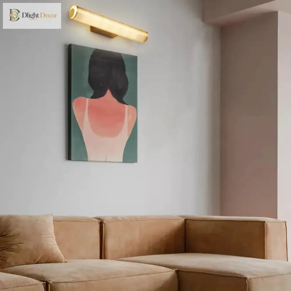 Retro Brass LED Vanity Light | Modern Bathroom Lighting