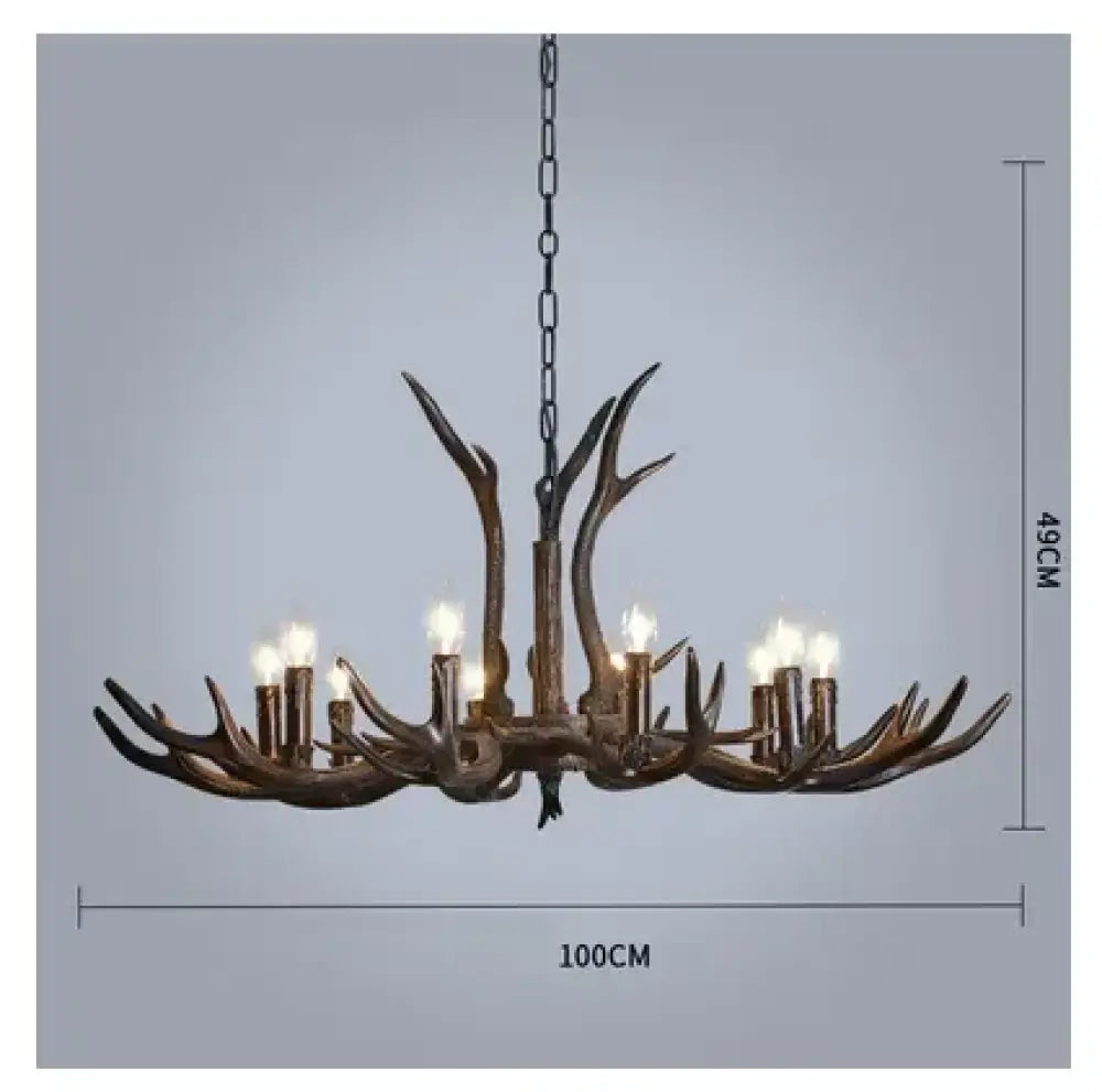 Retro Gold Chandelier | Modern Dining Room Lighting