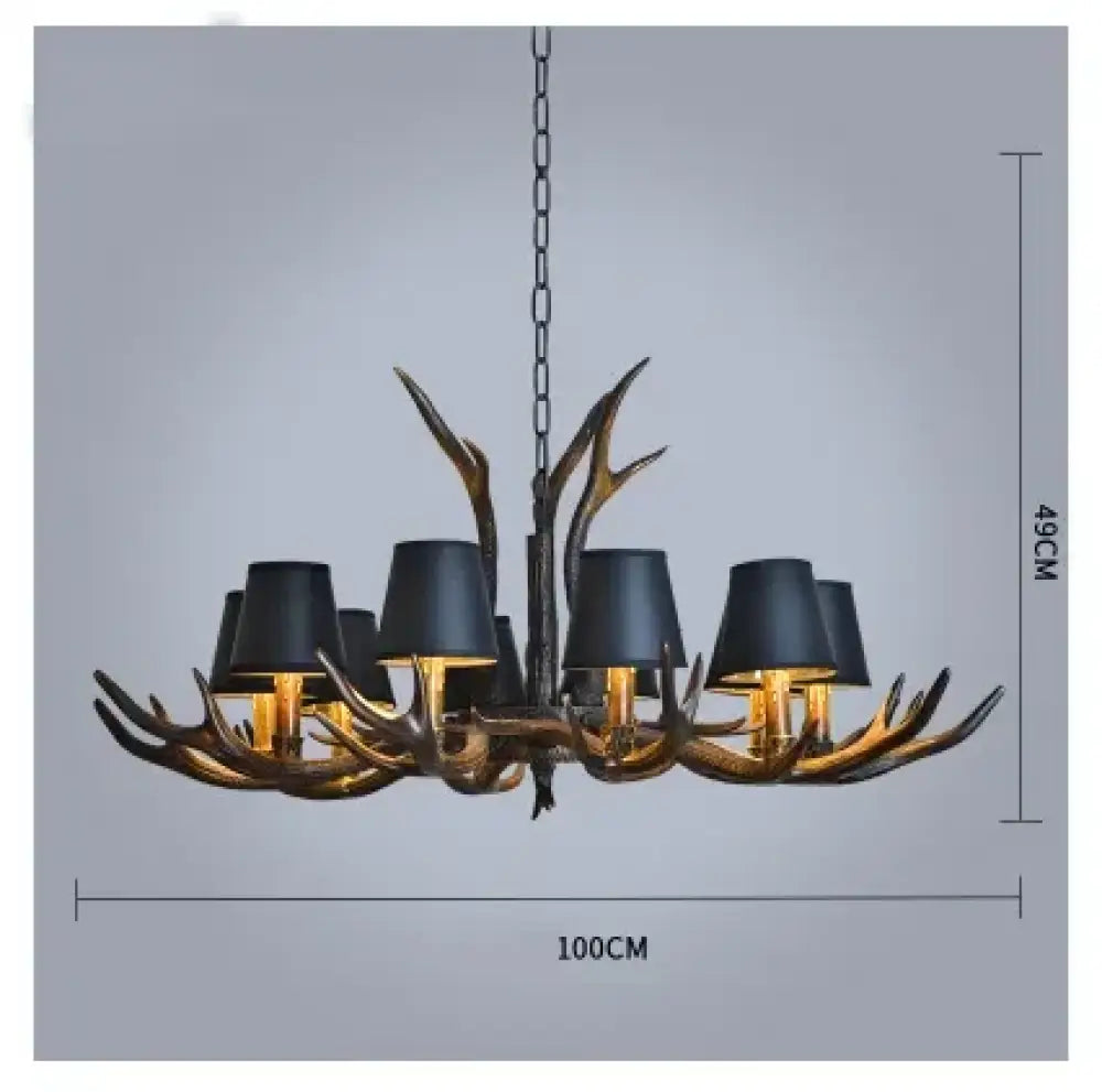 Retro Gold Chandelier | Modern Dining Room Lighting
