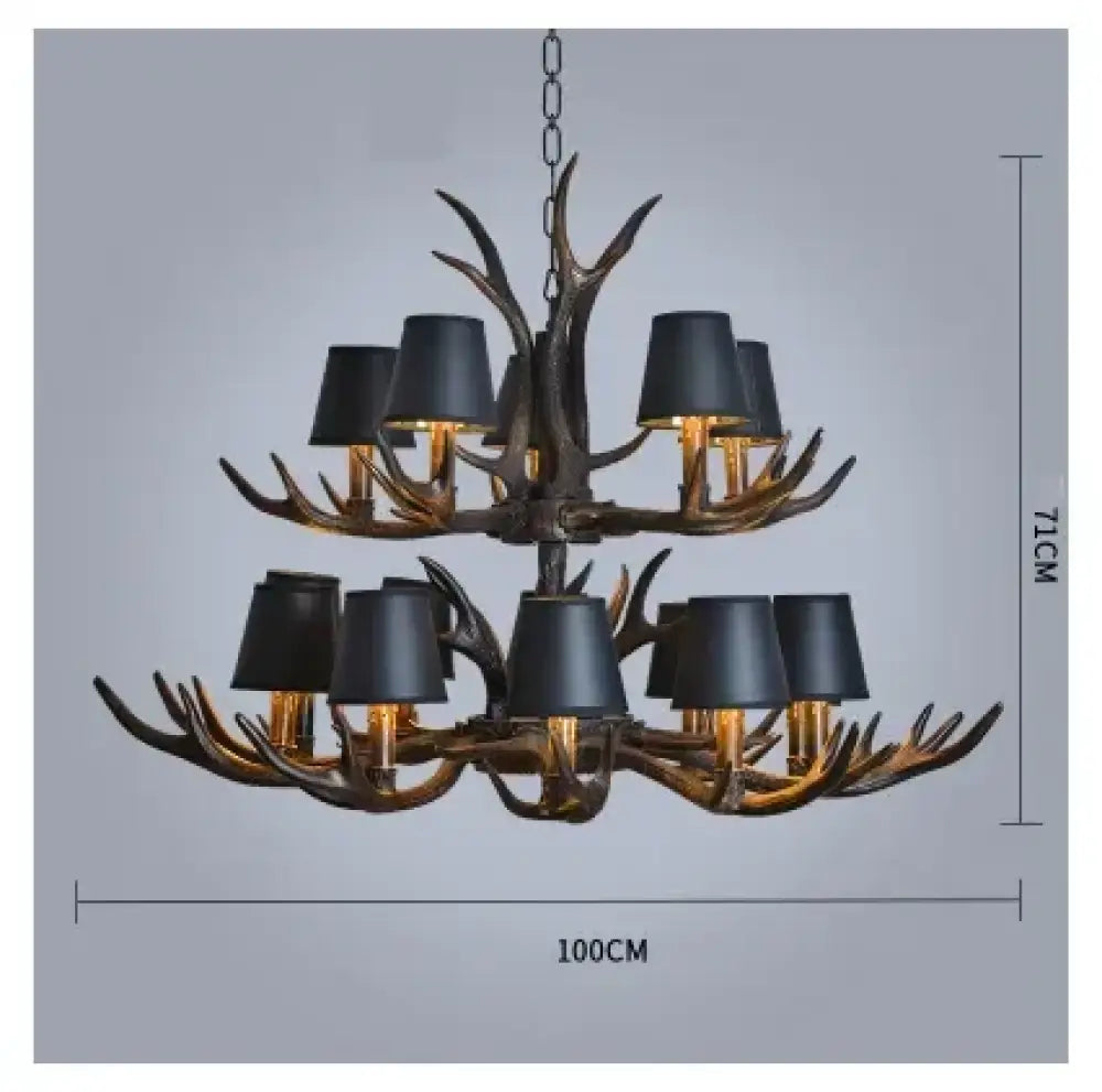 Retro Gold Chandelier | Modern Dining Room Lighting