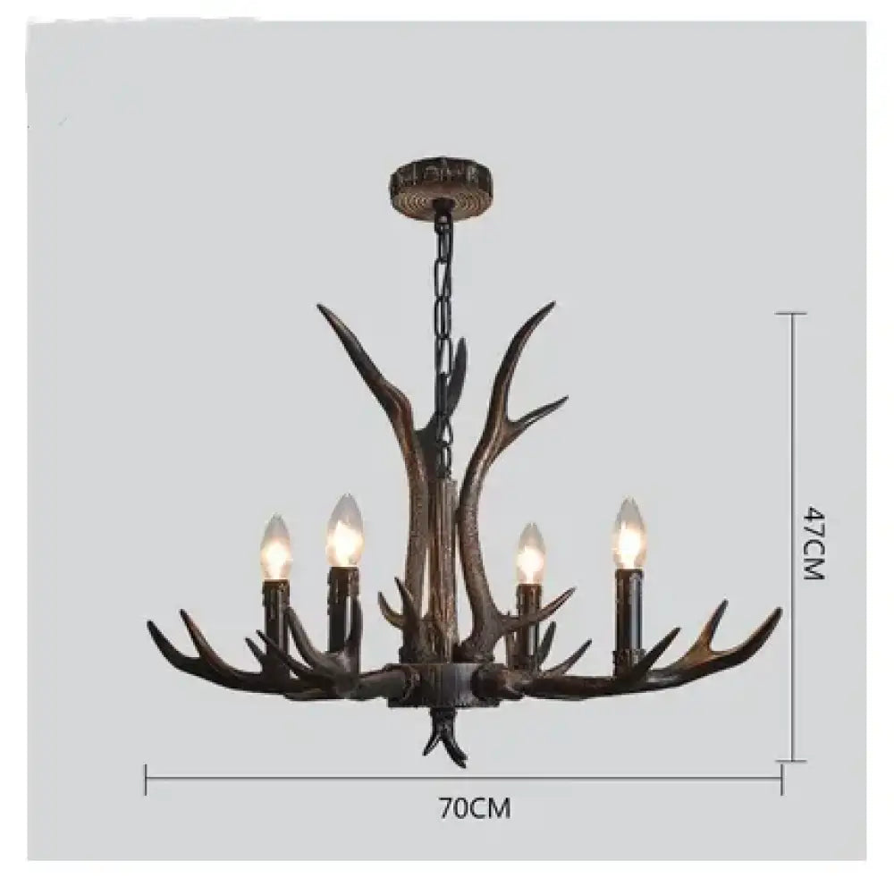 Retro Gold Chandelier | Modern Dining Room Lighting