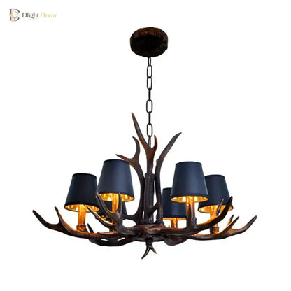 Retro Gold Chandelier | Modern Dining Room Lighting