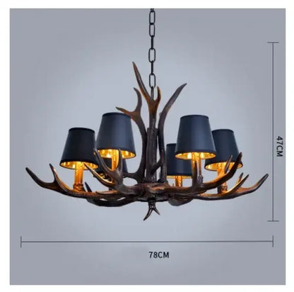 Retro Gold Chandelier | Modern Dining Room Lighting
