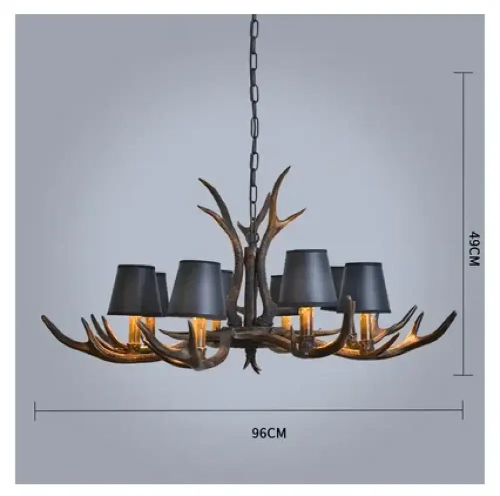 Retro Gold Chandelier | Modern Dining Room Lighting