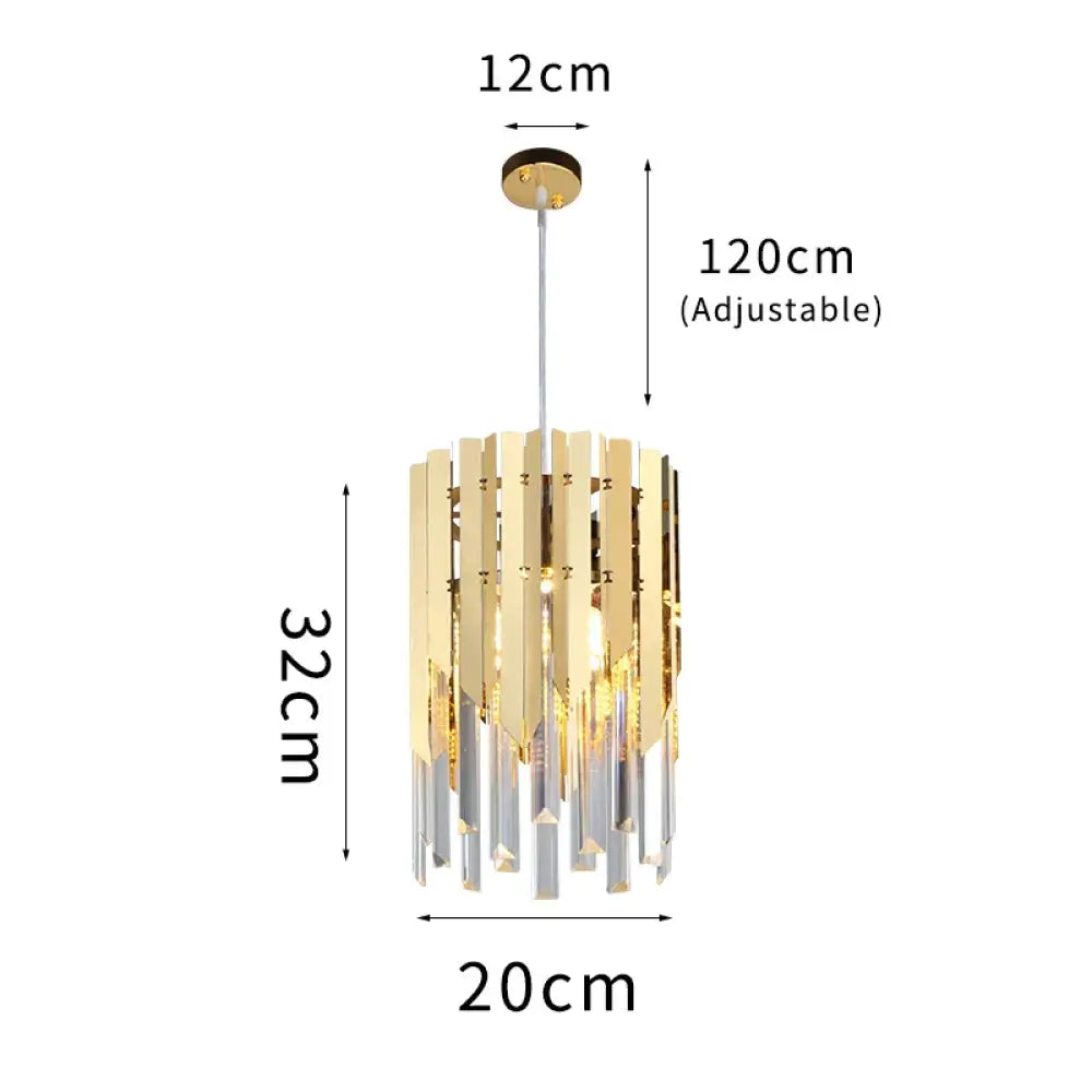 Round K9 LED Crystal Chandelier | Dining Room Lighting
