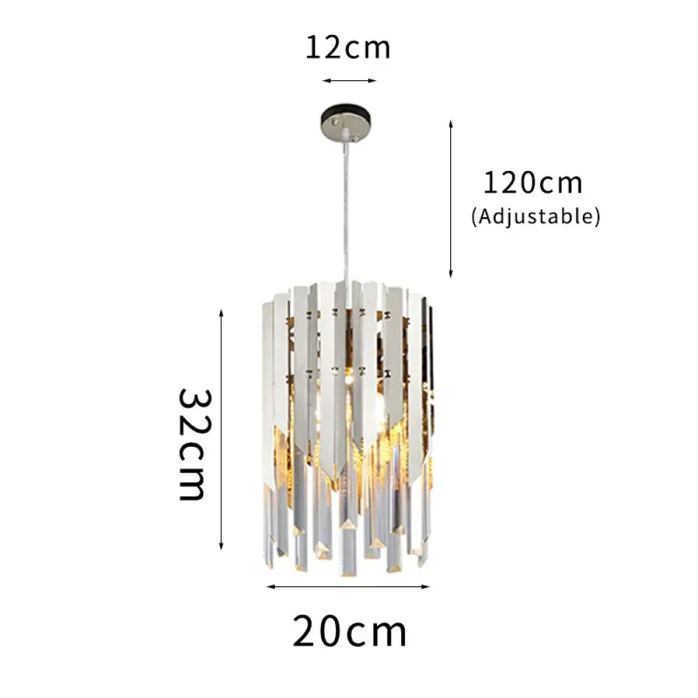 Round K9 LED Crystal Chandelier | Dining Room Lighting
