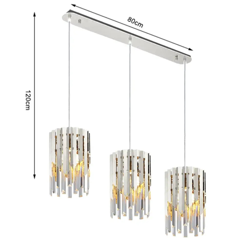 Round K9 LED Crystal Chandelier | Dining Room Lighting