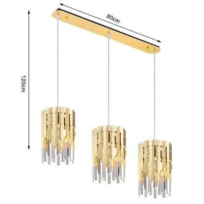 Round K9 LED Crystal Chandelier | Dining Room Lighting