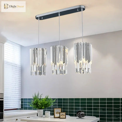 Round K9 LED Crystal Chandelier | Dining Room Lighting