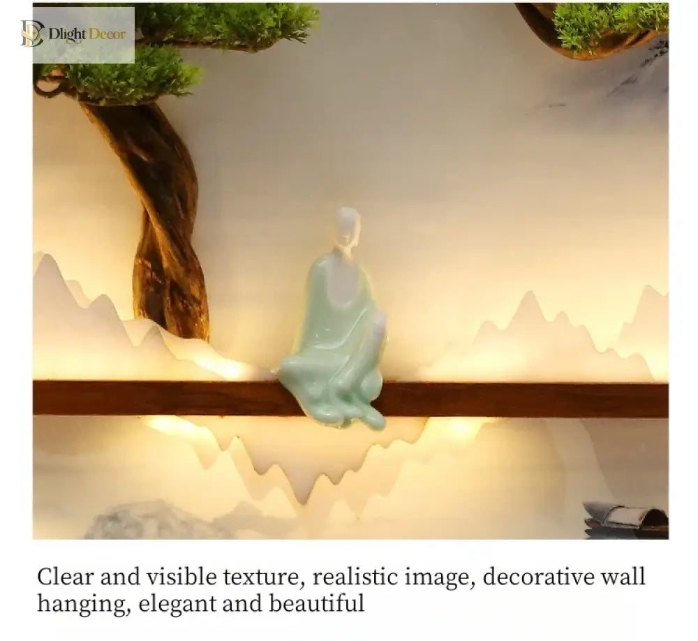 Round LED Wall Art Light | Modern Interior Home Lighting