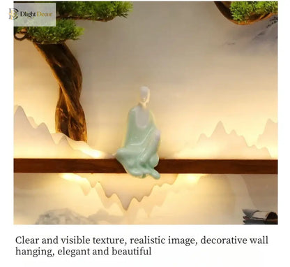 Round LED Wall Art Light | Modern Interior Home Lighting