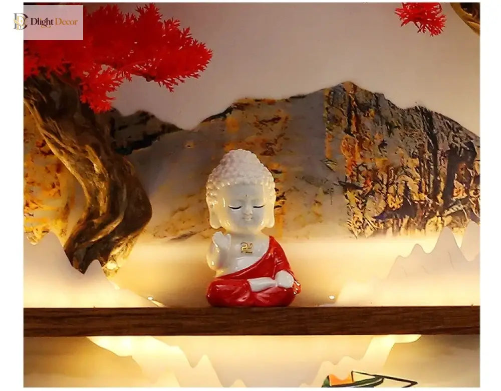 Round LED Wall Art Light | Modern Interior Home Lighting
