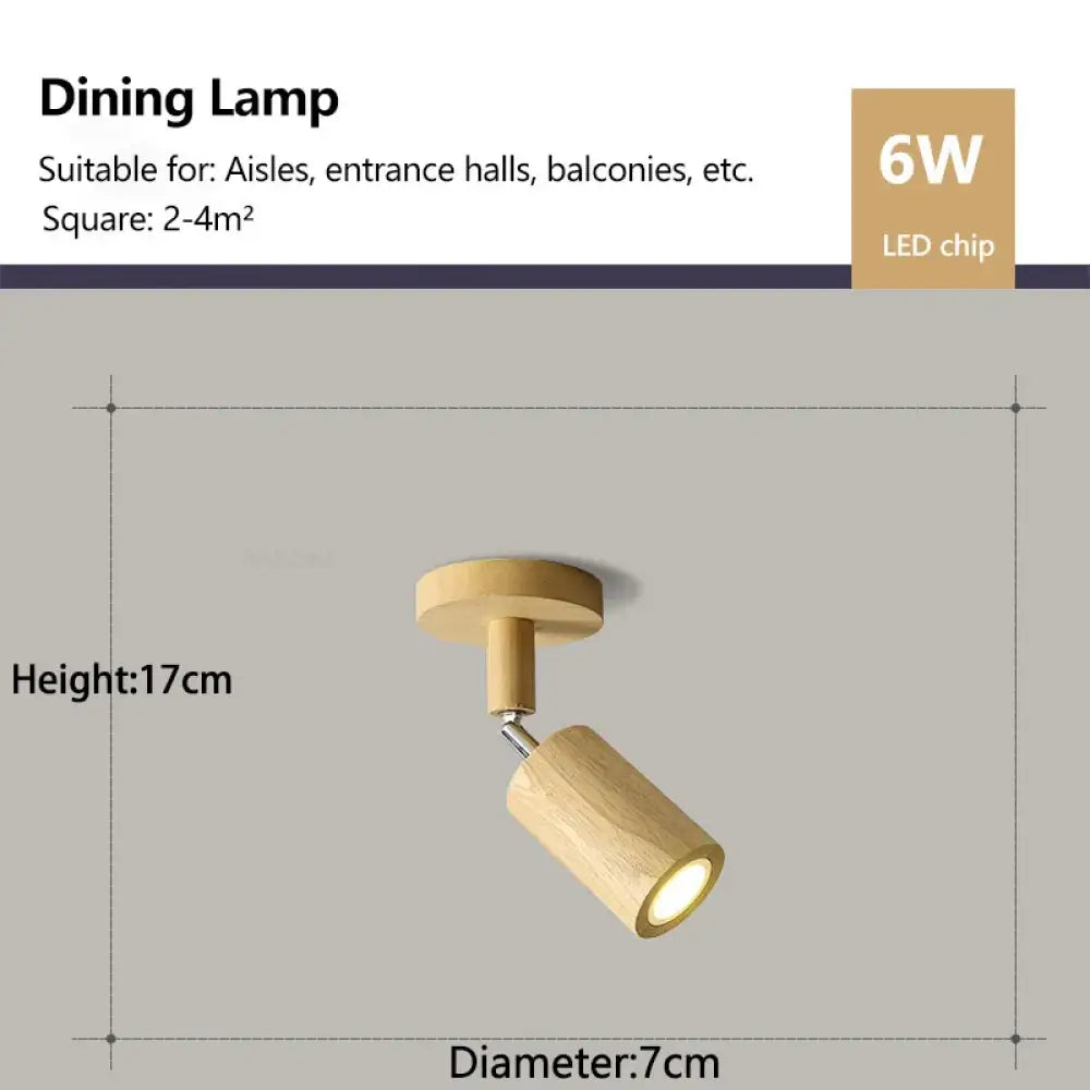 Rowan Wood LED Spotlight | Modern Interior Home Lighting