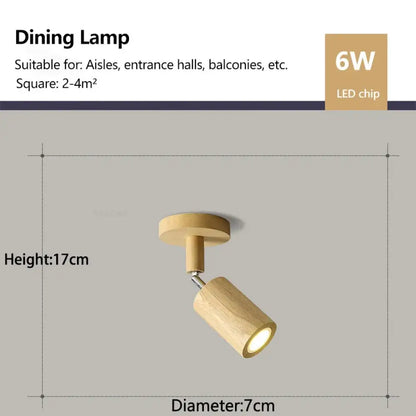 Rowan Wood LED Spotlight | Modern Interior Home Lighting