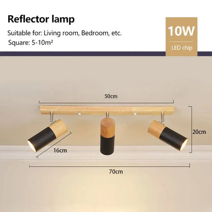 Rowan Wood LED Spotlight | Modern Interior Home Lighting