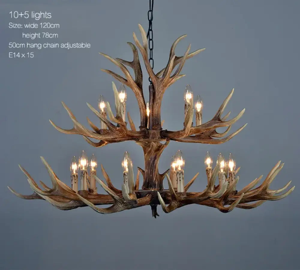 Rustic Industrial Chandelier | Hotel &amp; Villa Home Lighting