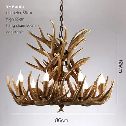 Rustic Industrial Chandelier | Hotel &amp; Villa Home Lighting