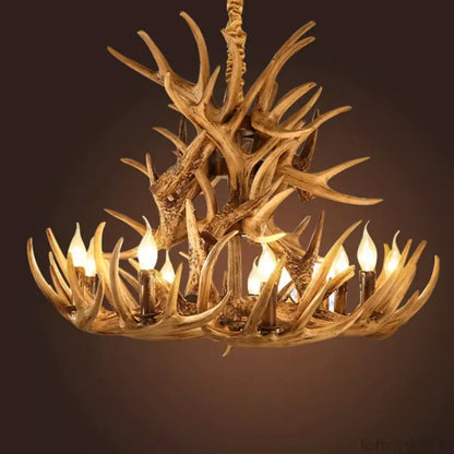 Rustic Industrial Chandelier | Hotel &amp; Villa Home Lighting