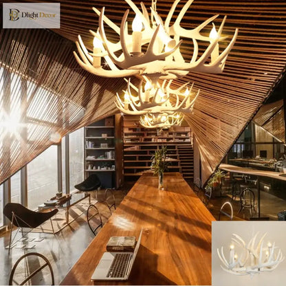 Rustic Industrial Chandelier | Hotel &amp; Villa Home Lighting