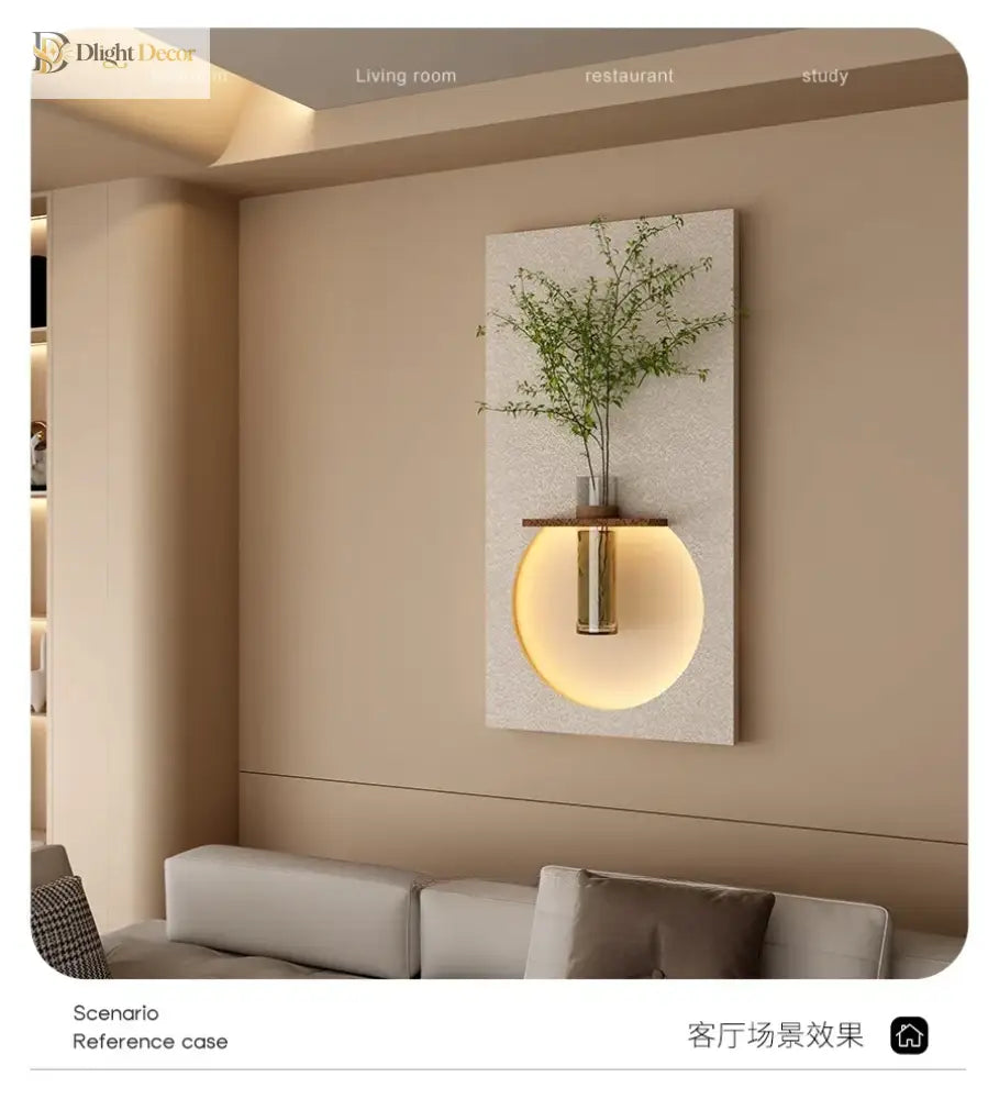 Sandstone LED Wall Art Light | Hallway &amp; Entry Lighting