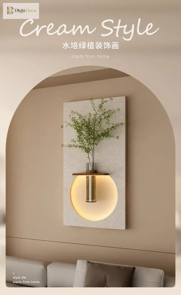 Sandstone LED Wall Art Light | Hallway &amp; Entry Lighting