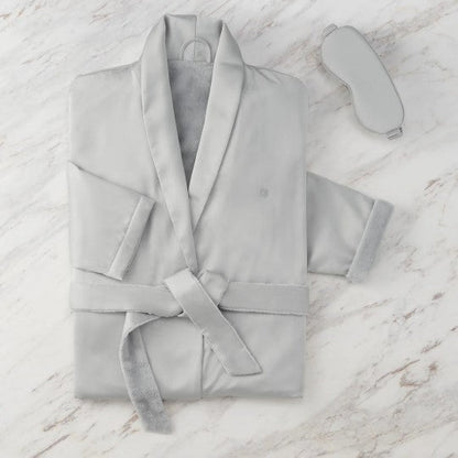 Clean Design Home® Satin Robe with Eyemask Gift Set