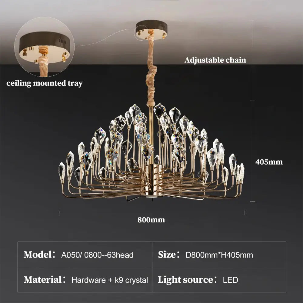 Serena LED Modern Chandelier | Dining Room Home Lighting
