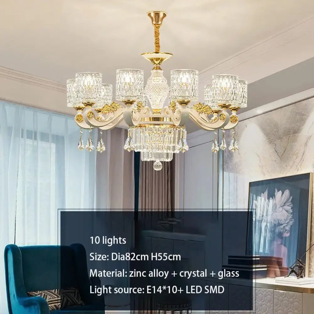 Signature Crystal Chandelier | Dining Room Lighting