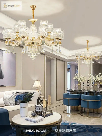 Signature Crystal Chandelier | Dining Room Lighting