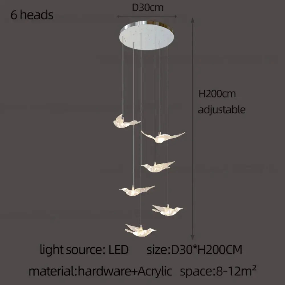 Signature LED Bird Chandelier | Dining Room Lighting