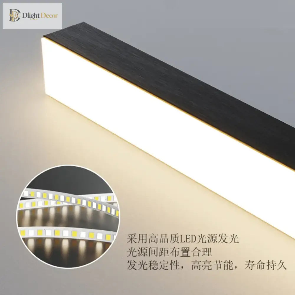 Sleek LED Chandelier | Modern Kitchen Island Lighting