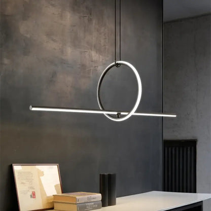 Sleek LED Modern Pendant Light | Modern Bedroom Lighting