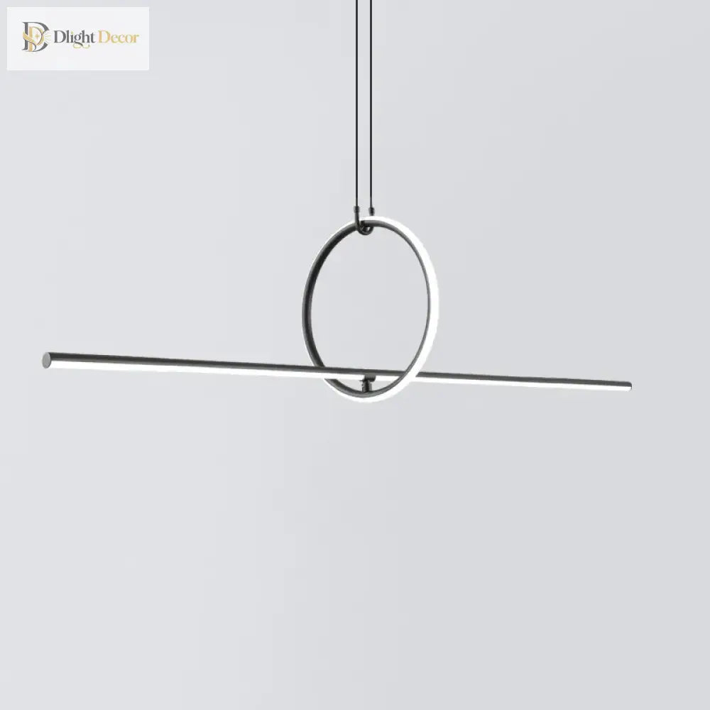 Sleek LED Modern Pendant Light | Modern Bedroom Lighting