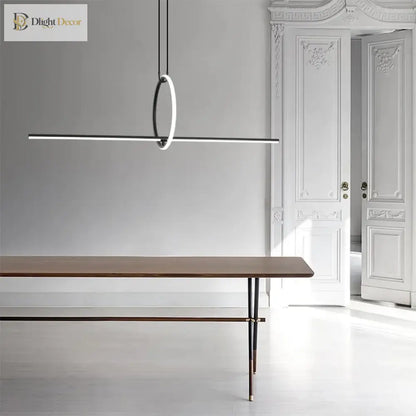 Sleek LED Modern Pendant Light | Modern Bedroom Lighting